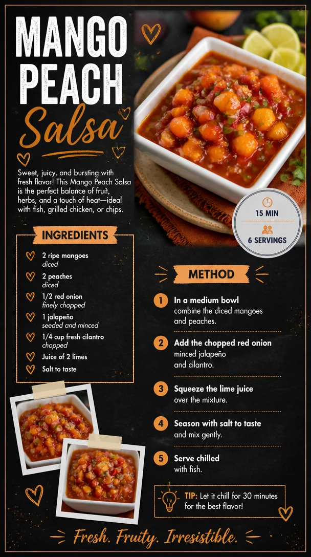 Mango Peach Salsa
