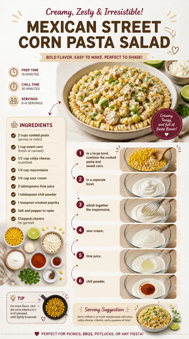 Mexican Street Corn Pasta Salad