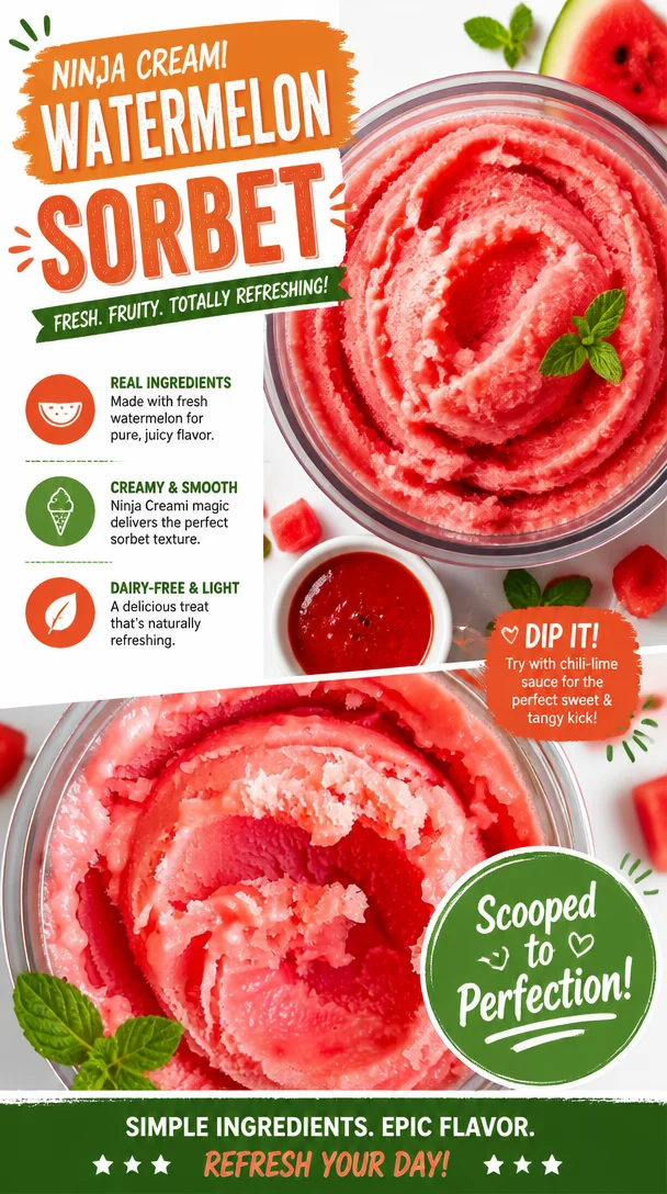 Ninja Creami Watermelon Sorbet