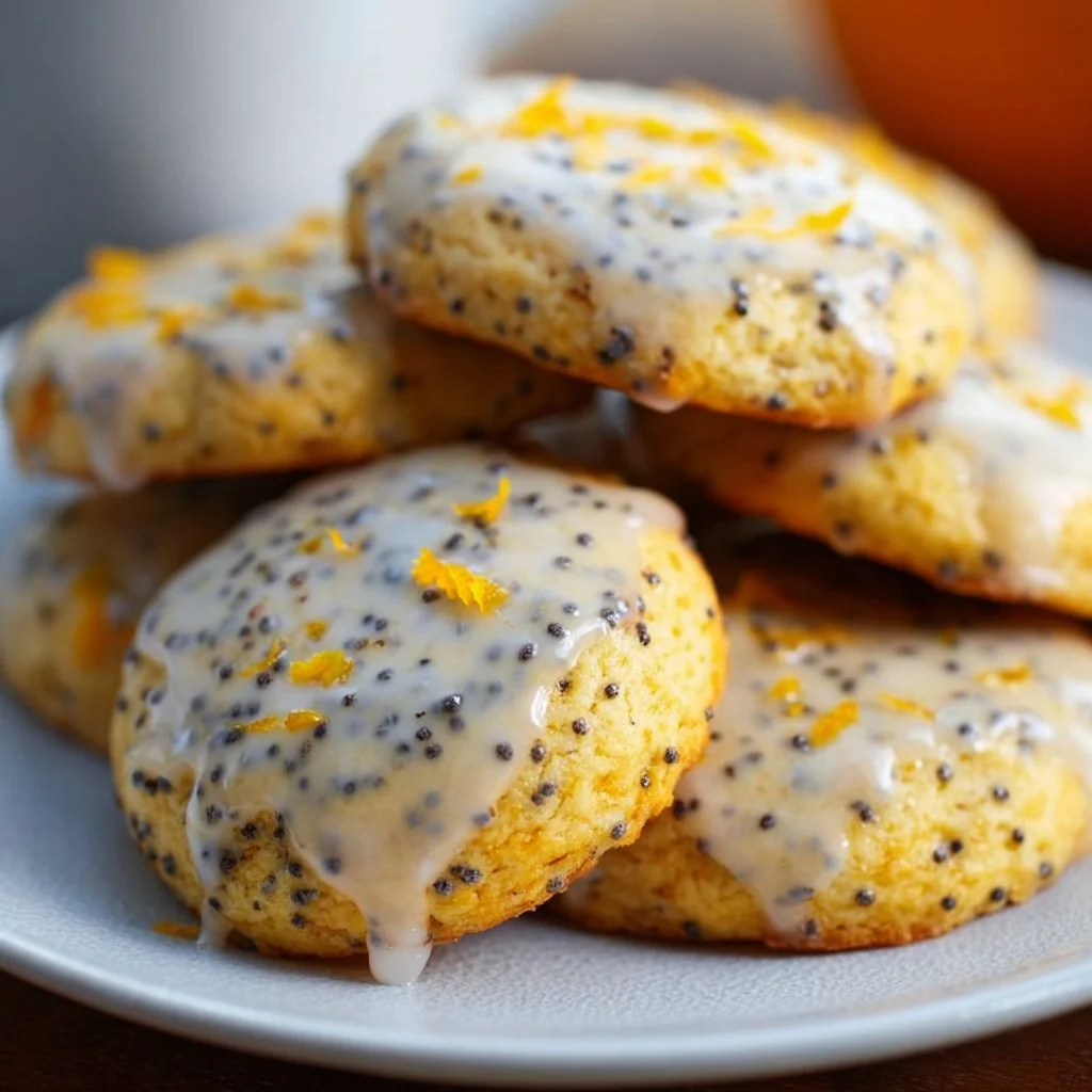 Orange Poppy Seed Cookies