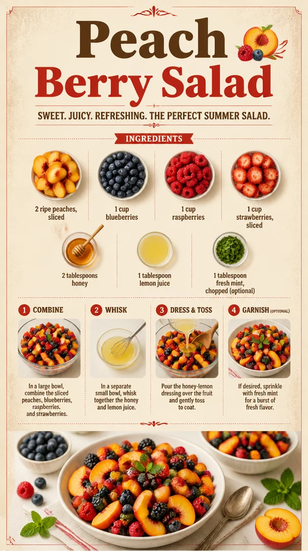 Peach Berry Salad
