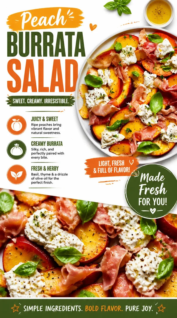 Peach Burrata Salad