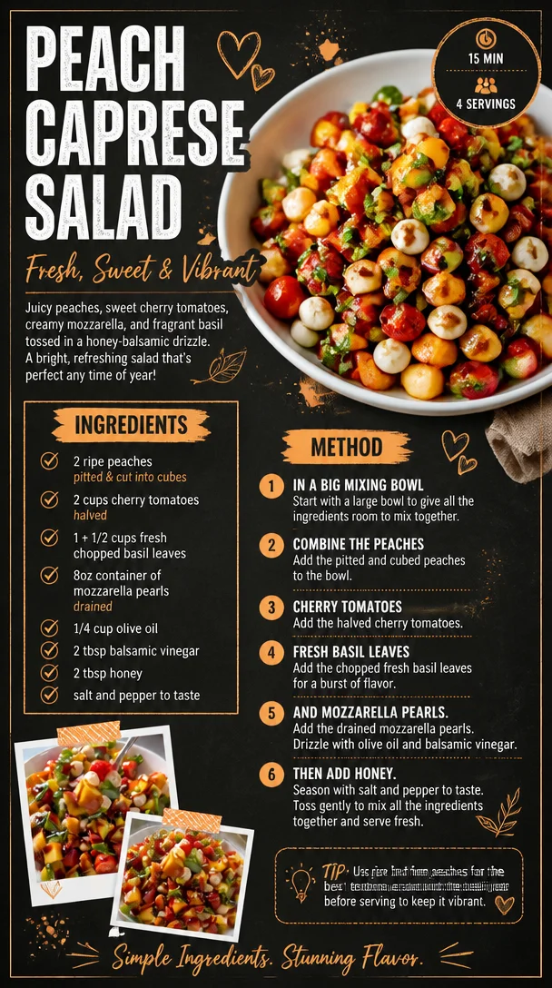 Peach Caprese Salad