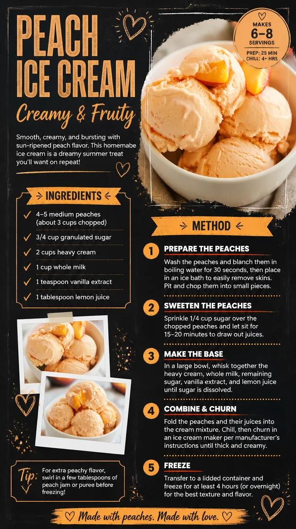 Peach Ice Cream