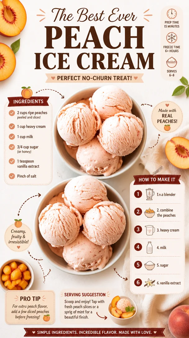 Peach Ice Cream