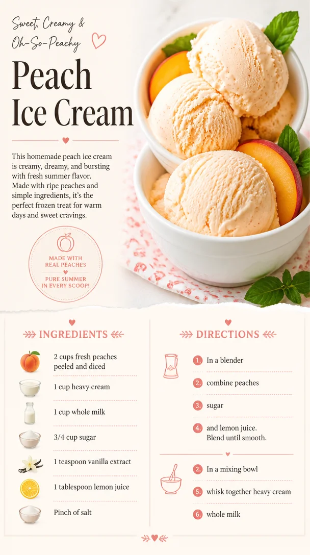 Peach Ice Cream
