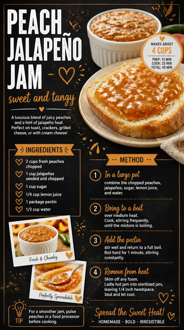 Peach Jalape&ntilde;o Jam