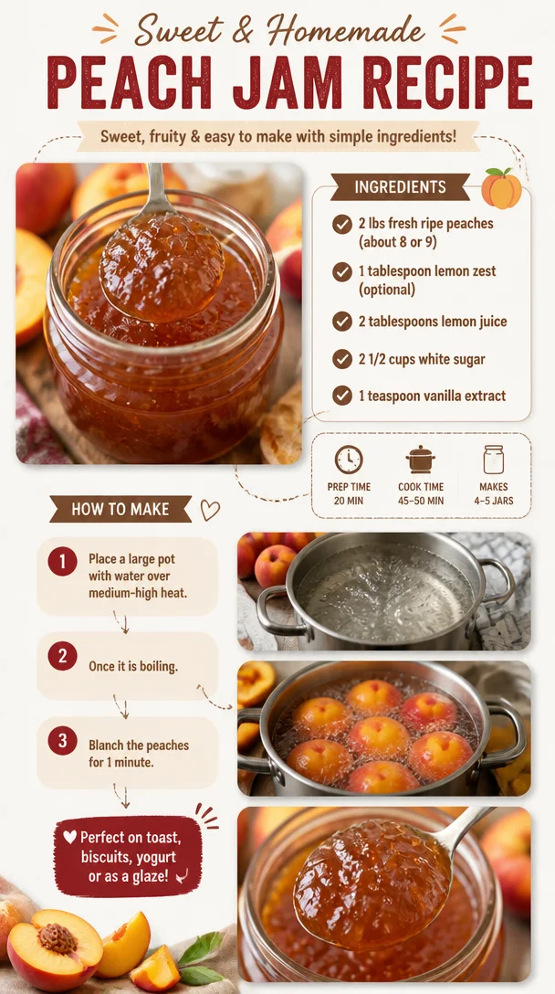 Peach Jam Recipe