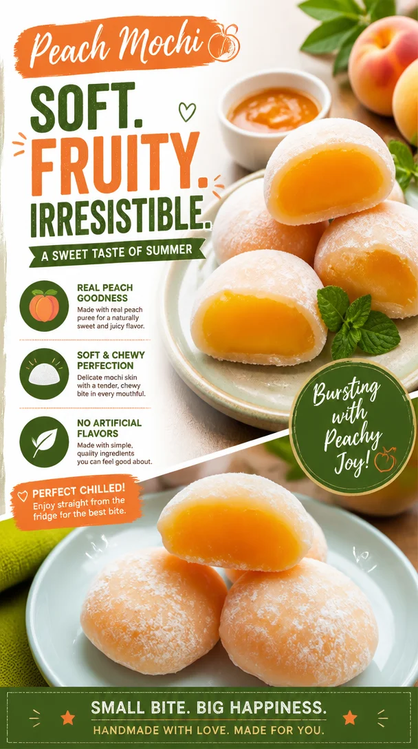 Peach Mochi