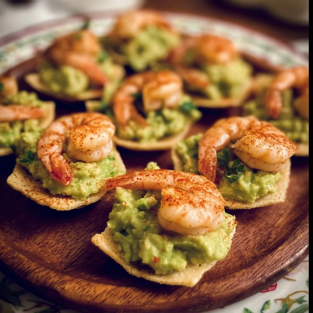 Shrimp Guacamole Bites