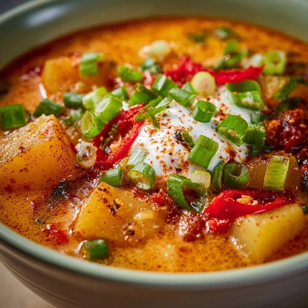 Spicy Cajun Potato Soup: Creamy, Bold, and Irresistibly Zesty!
