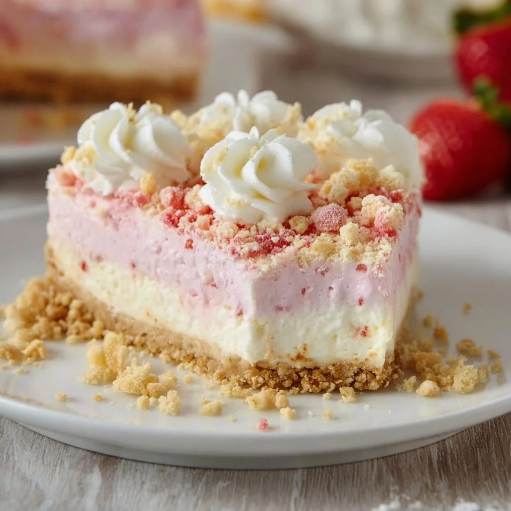 Strawberry Crunch Cheesecake
