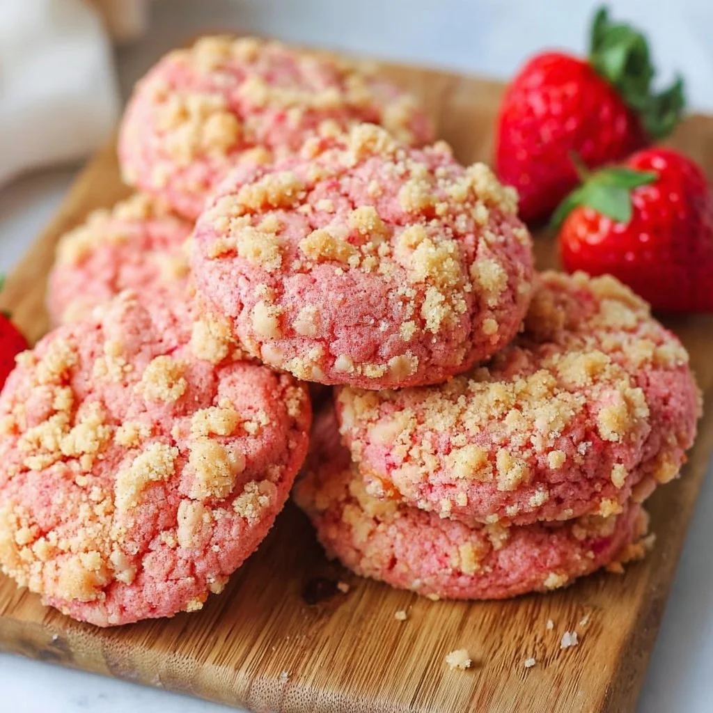 Strawberry Crunch Cookies