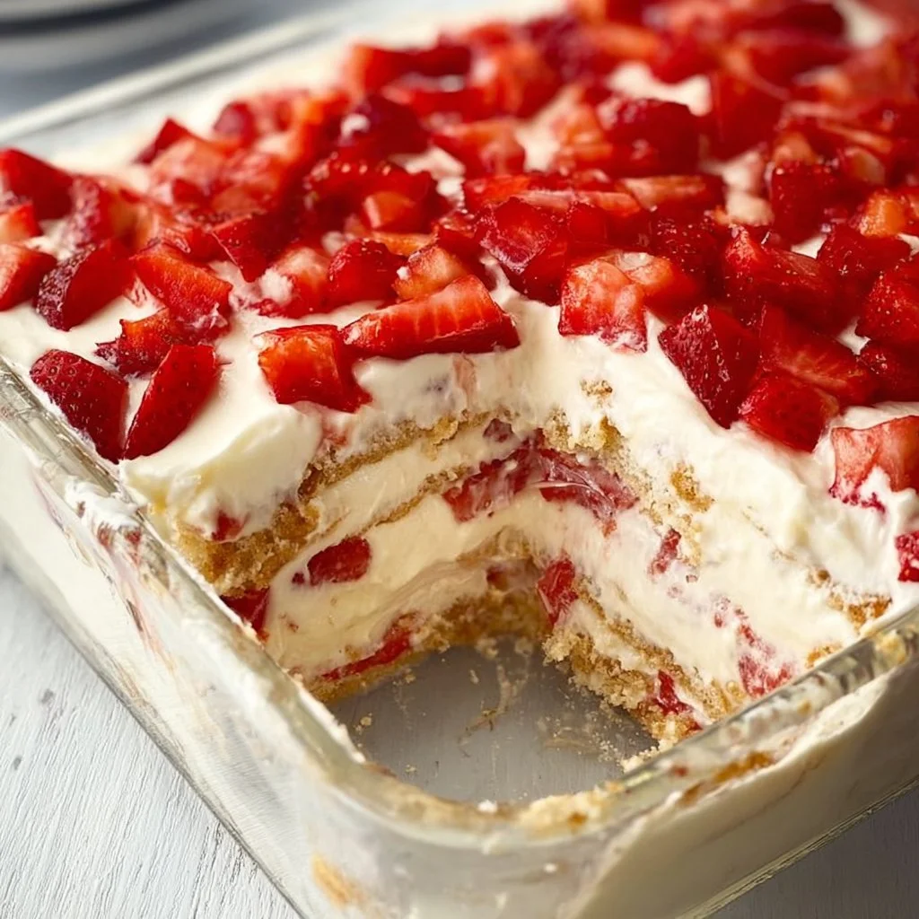 Strawberry Icebox Cake