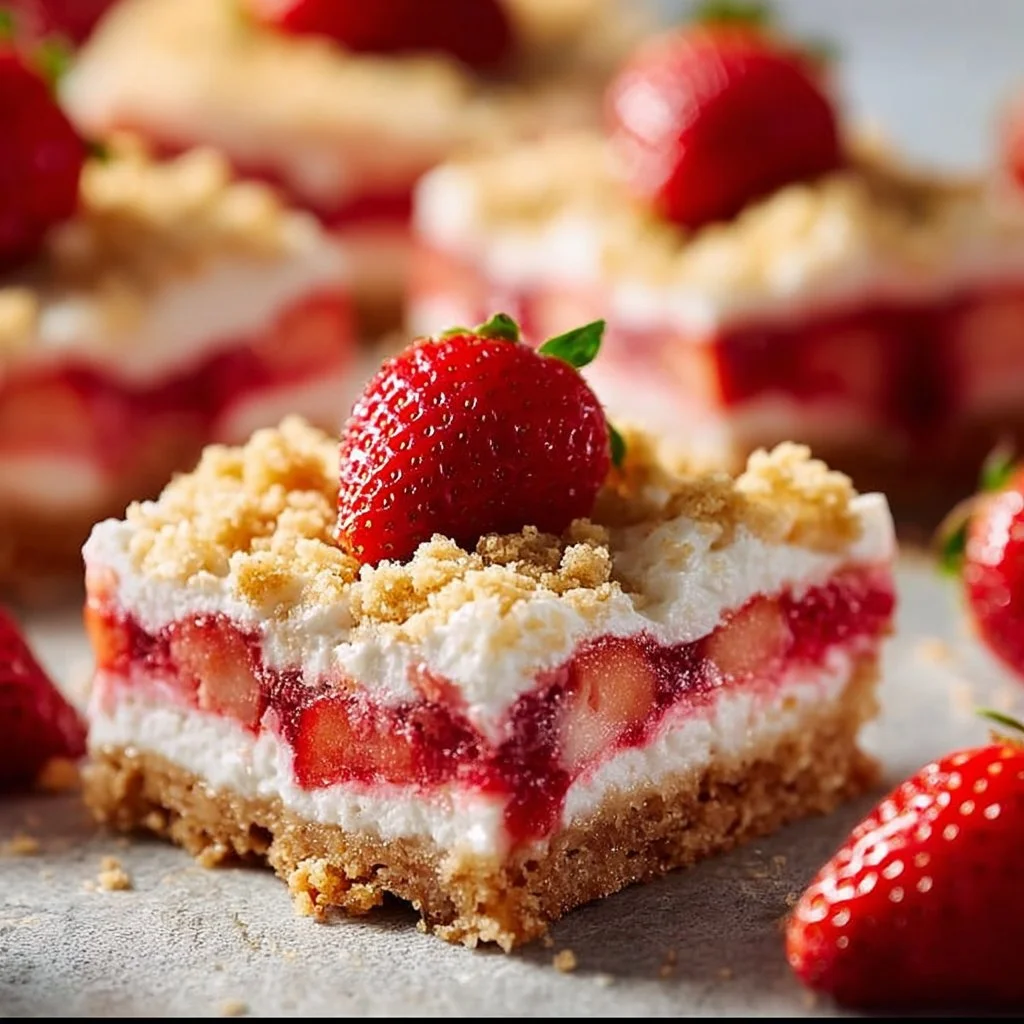 Strawberry Shortcake Bars: Easy Desserts for Summer