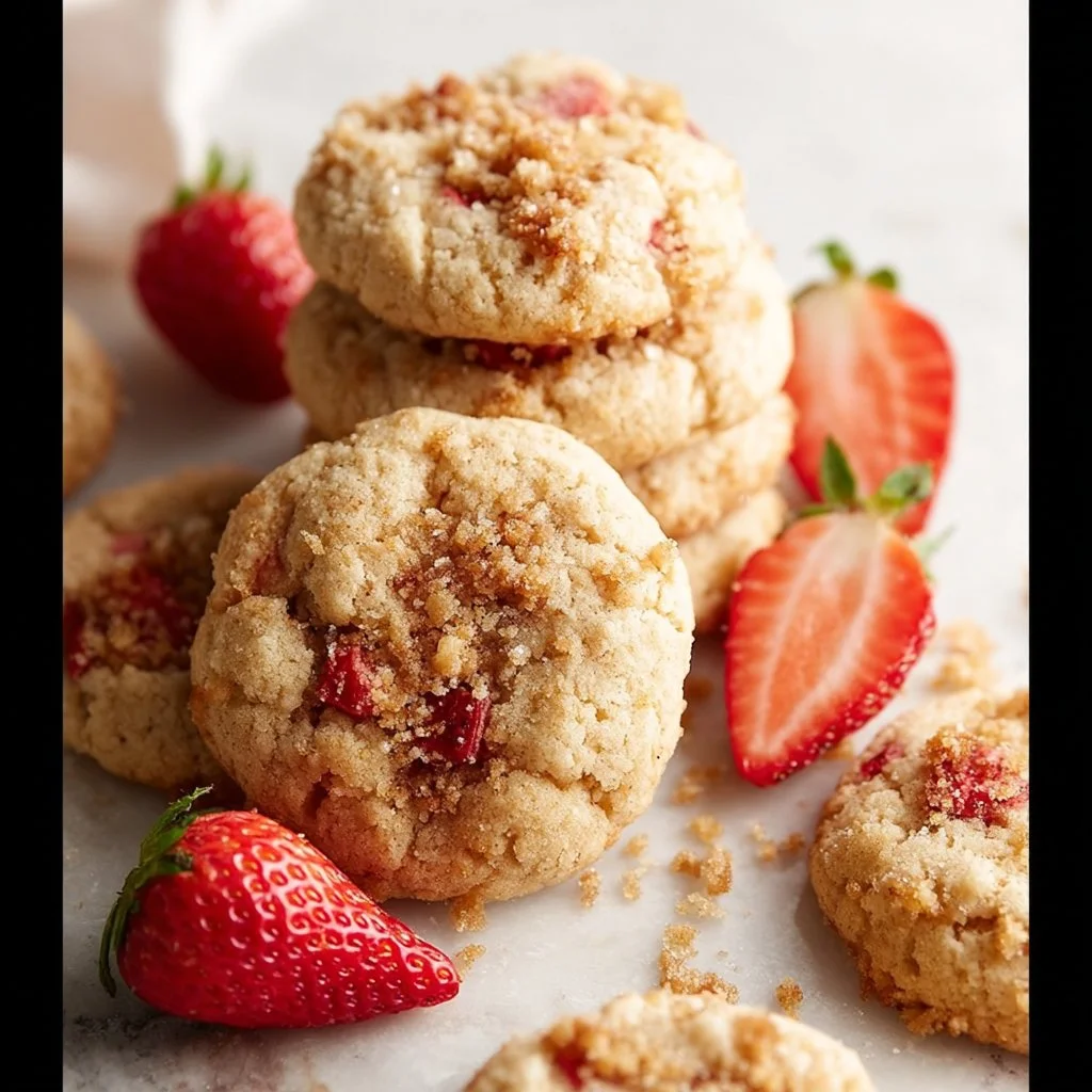 Strawberry Shortcake Cookies