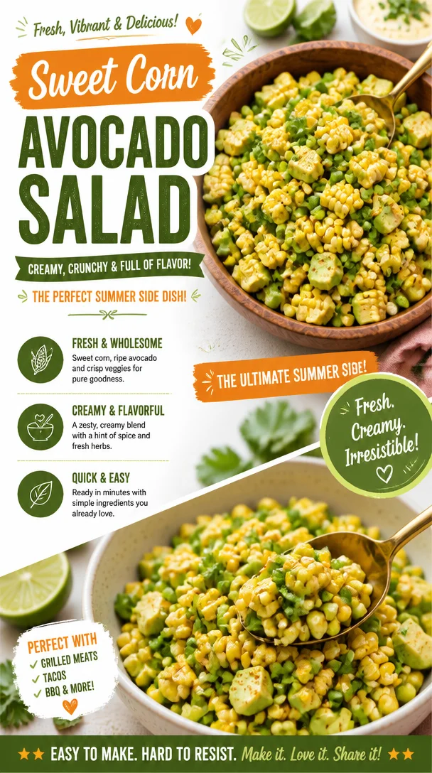 Sweet Corn Avocado Salad