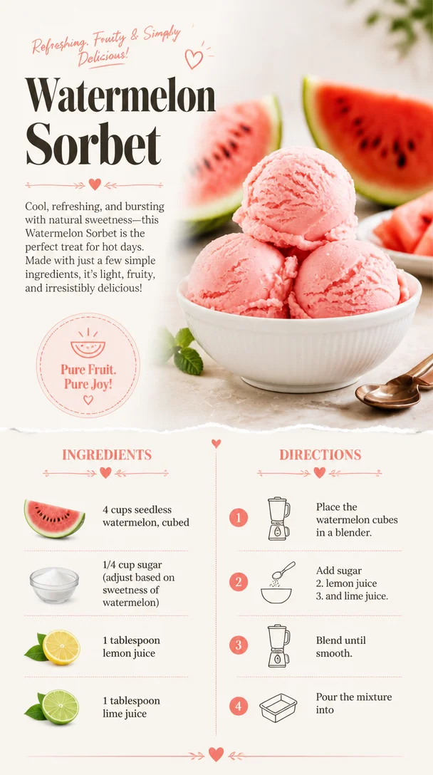 Watermelon Sorbet