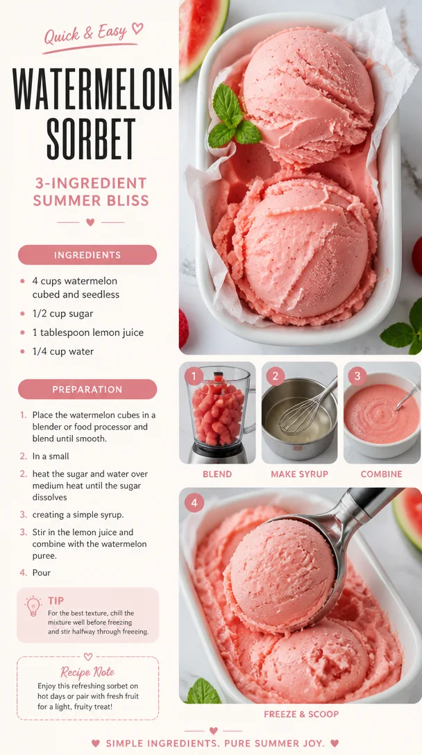 Watermelon Sorbet