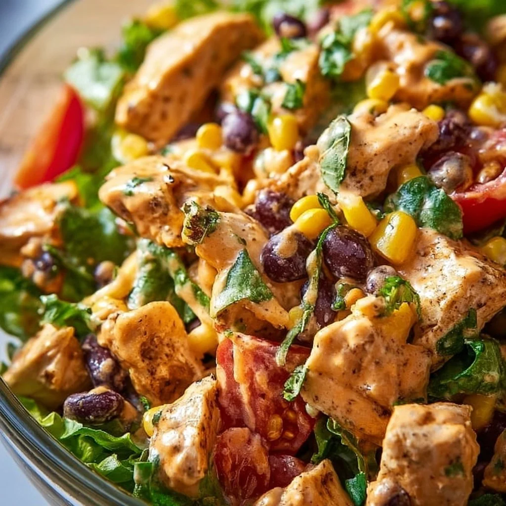 Zesty Southwest Chicken Salad Bowl