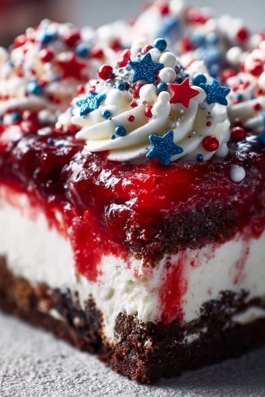 4th of July Dessert Lasagna: The Ultimate Red, White, and Blue Layered Treat
