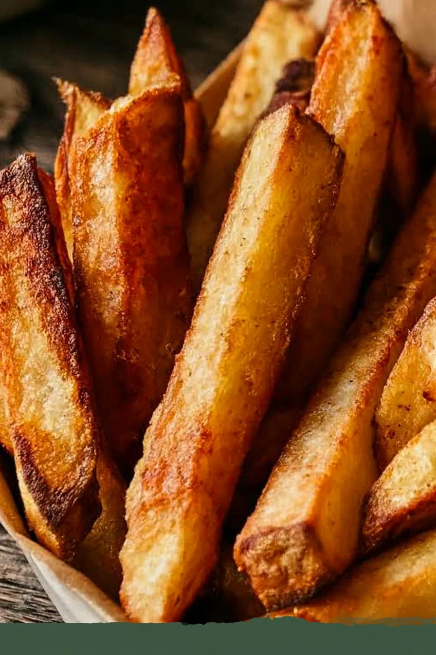 Crispy Air Fryer Homestyle French Fries served in a bowl