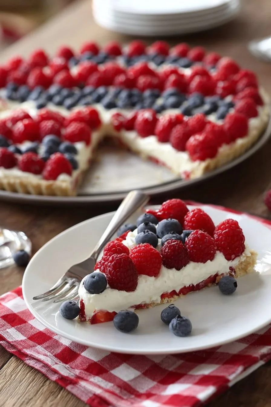 American Flag Fruit Pizza