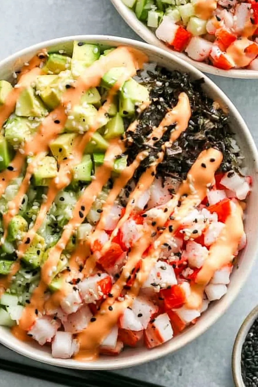 California Roll Sushi Bowls