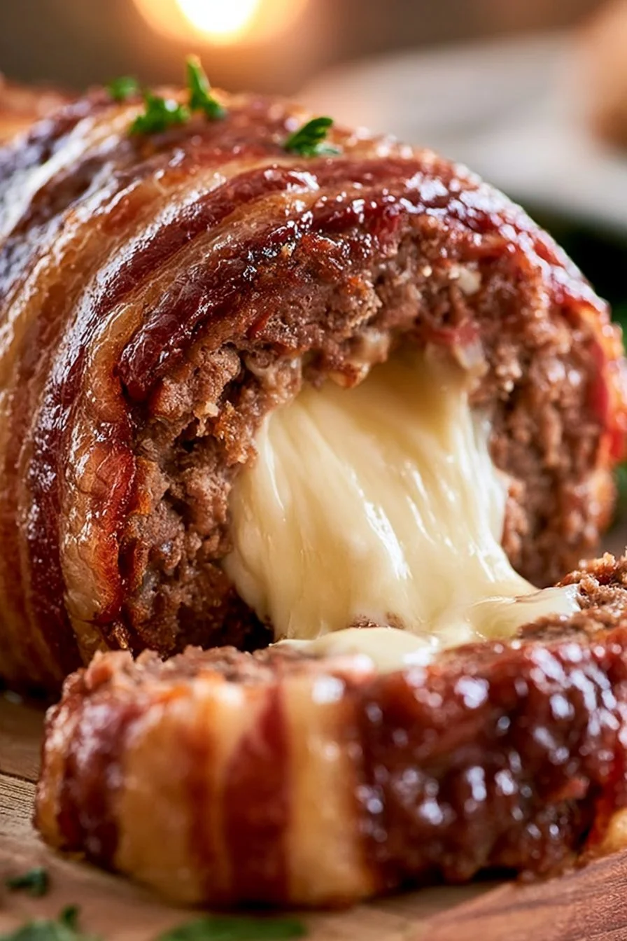 Cheesy Bacon Meatloaf