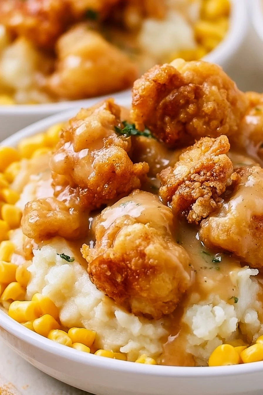 Chicken Mashed Potato Bowls