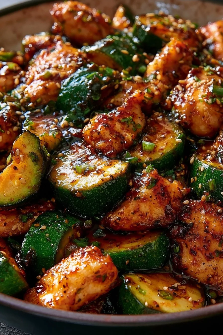 Chicken Zucchini Stir Fry