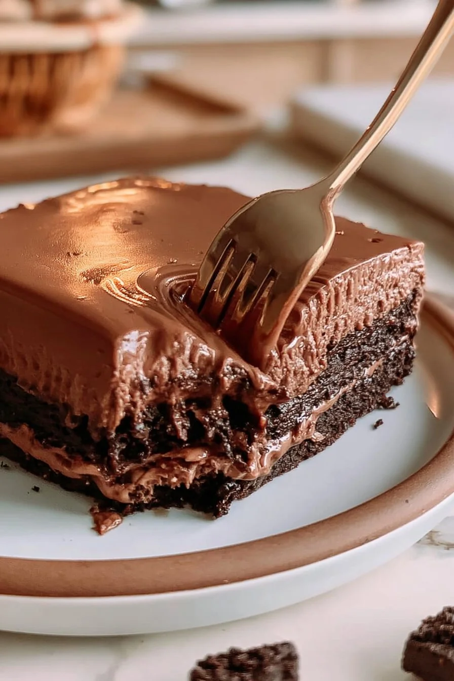 Chocolate Mocha Biscuit Pudding