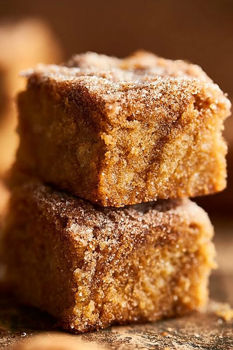 Cinnamon Sugar Blondies