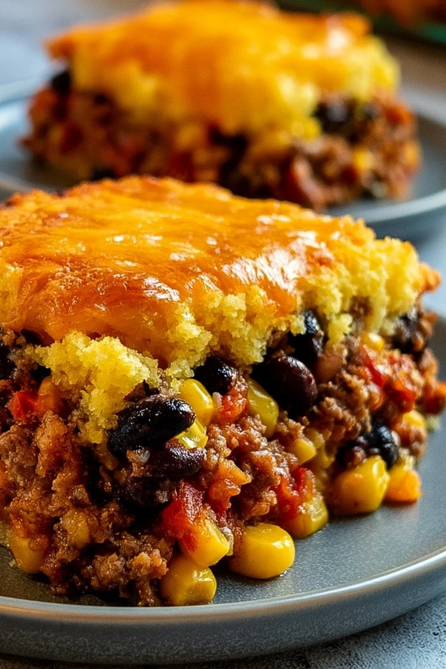 Cornbread Cowboy Casserole