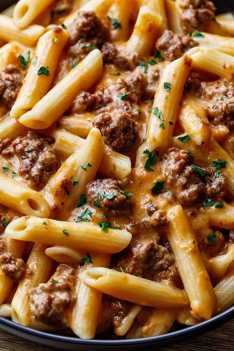 Creamy Beef Pasta Easy and Quick Recipe