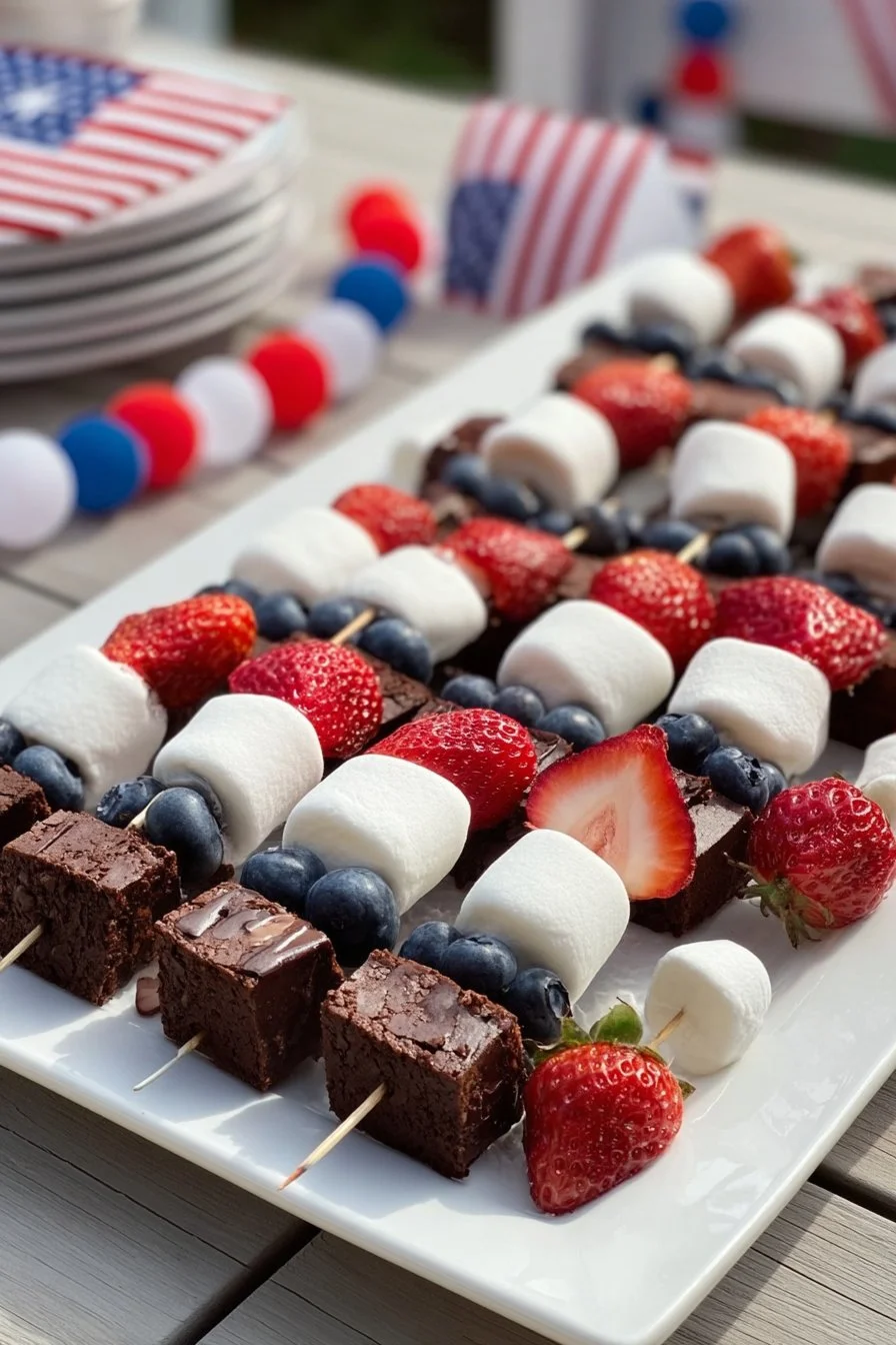 Festive Red, White, and Blue Treats
