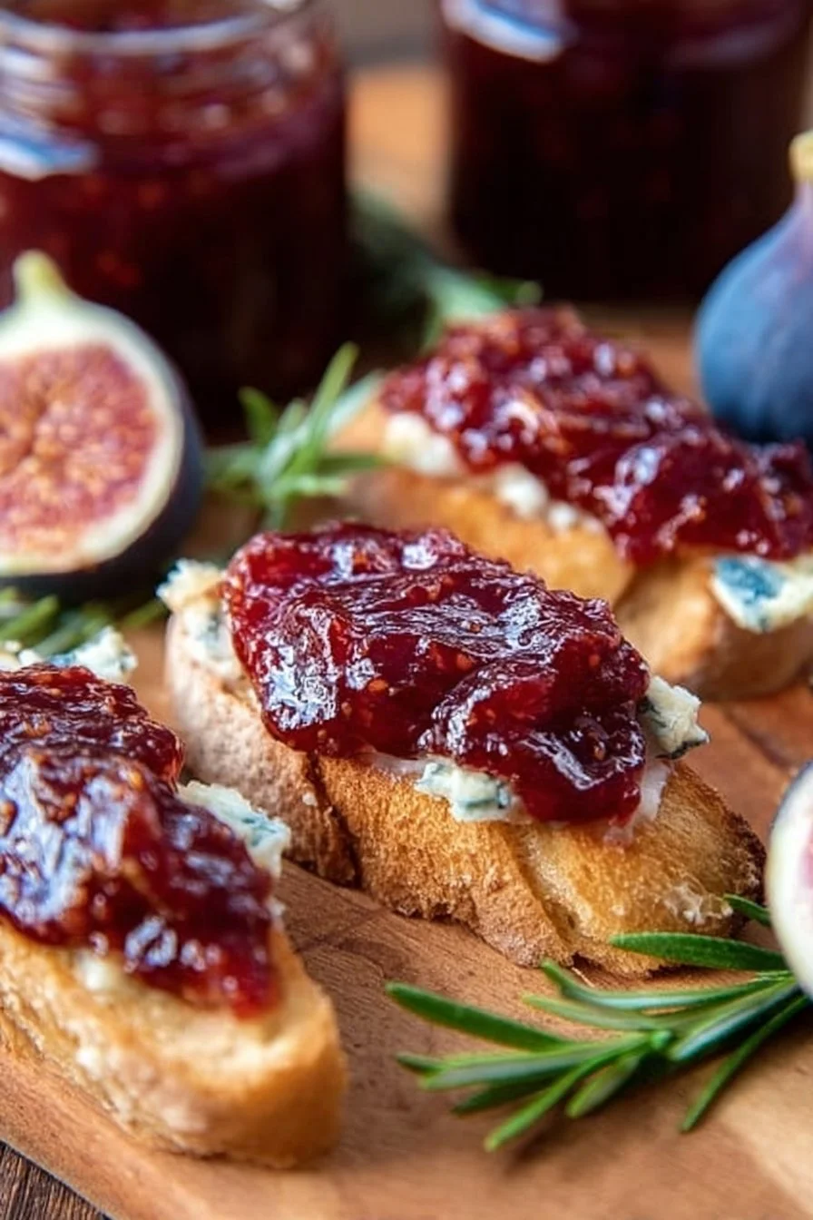 Fig Rosemary Red Wine Jam