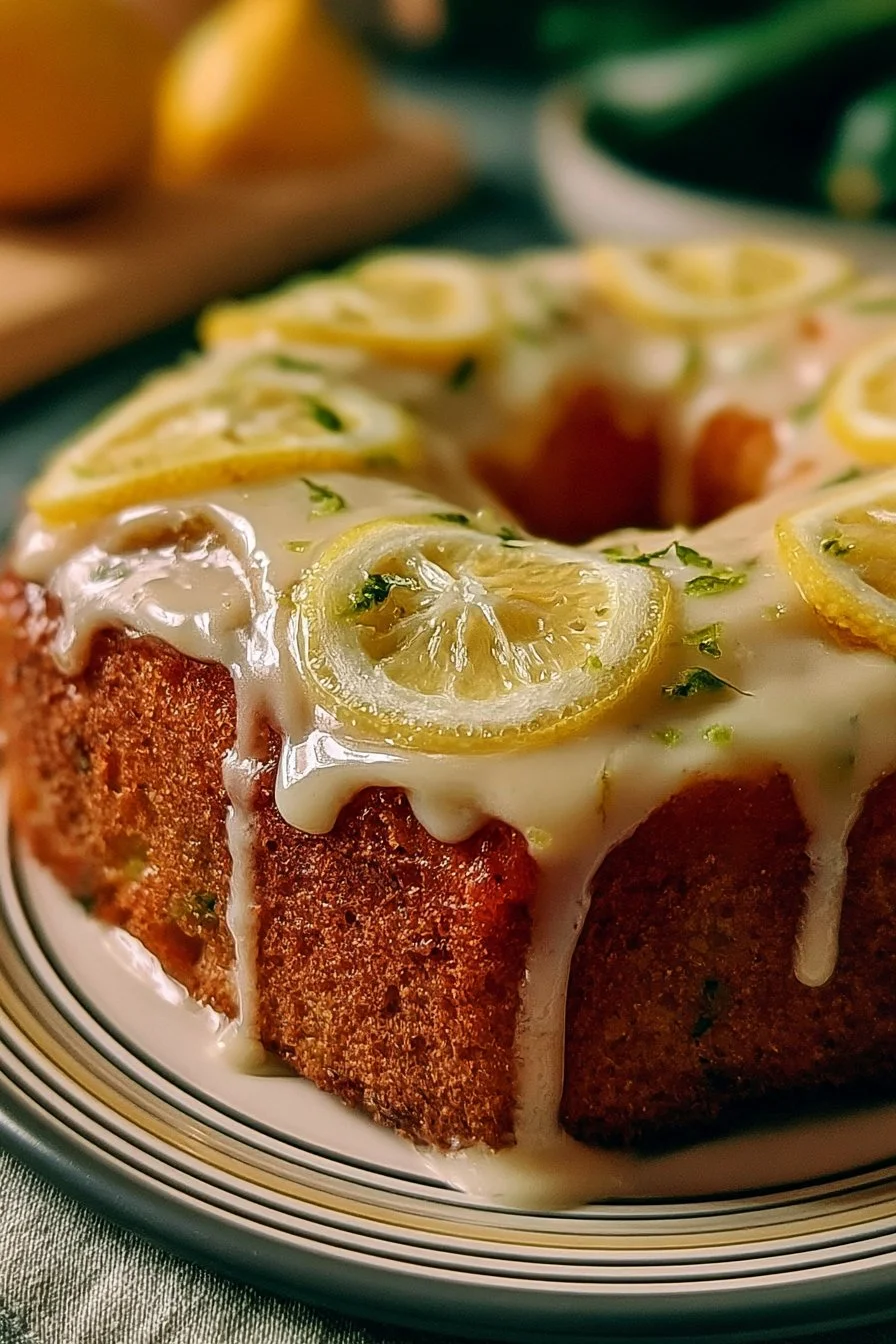 Flourless Lemon Zucchini Cake