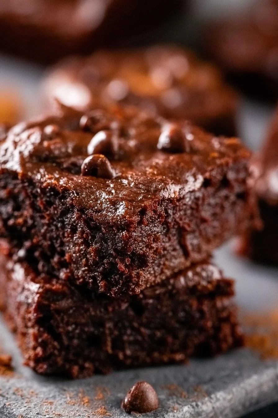 Flourless Pumpkin Brownies