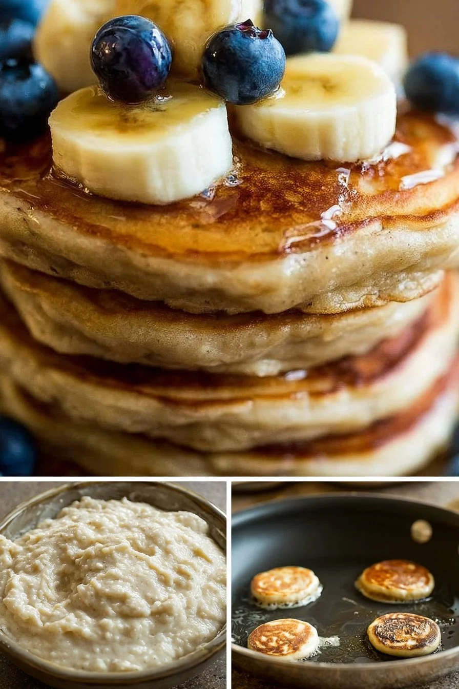 Fluffy Banana Pancakes