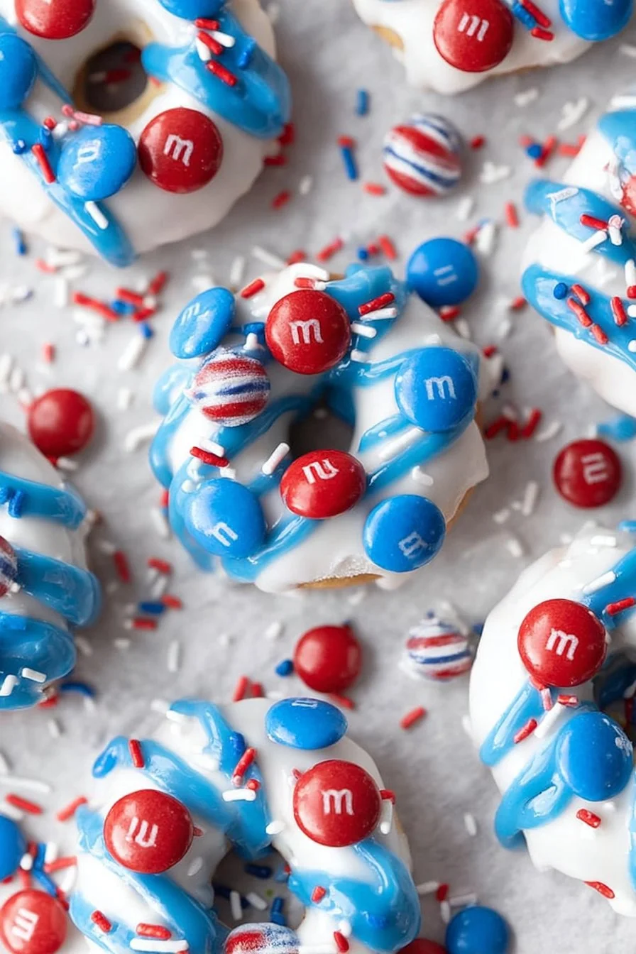Fourth of July Chocolate Pretzels