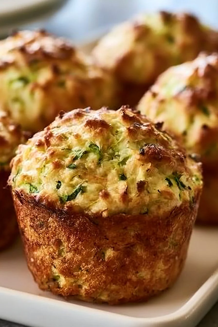Greek Yogurt Zucchini Muffins