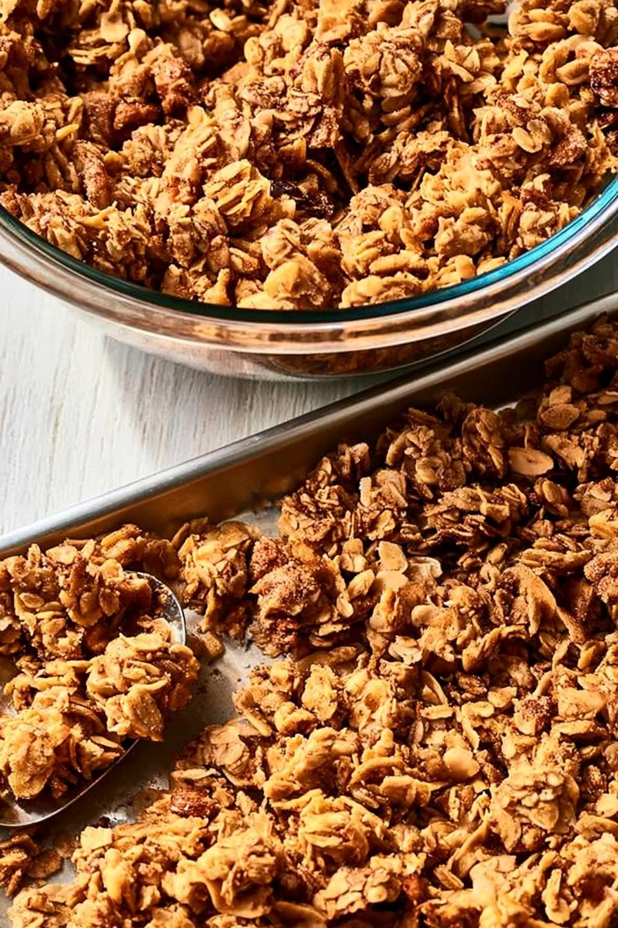 Healthy Homemade Cinnamon Granola