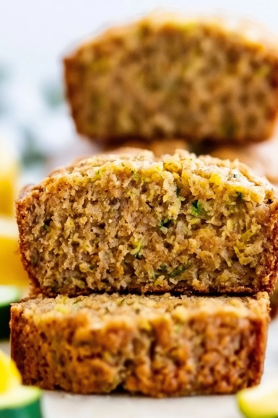 Healthy Lemon Zucchini Bread