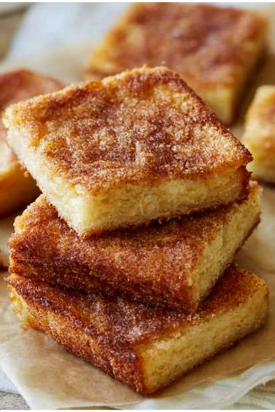 Home-made Snickerdoodle Cookie Bars