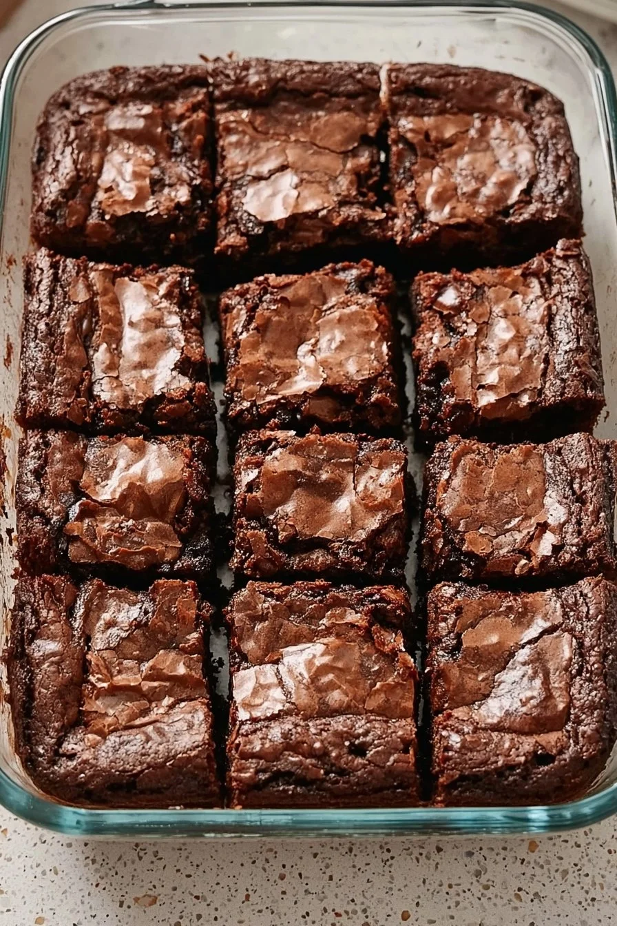 Homemade Double Chocolate Brownies