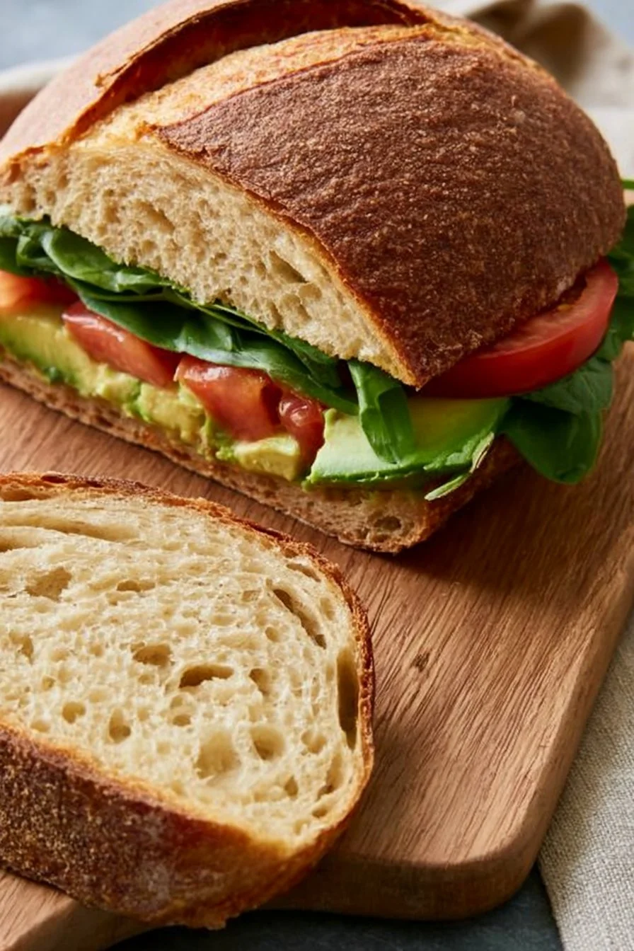 Homemade Sourdough Sandwich