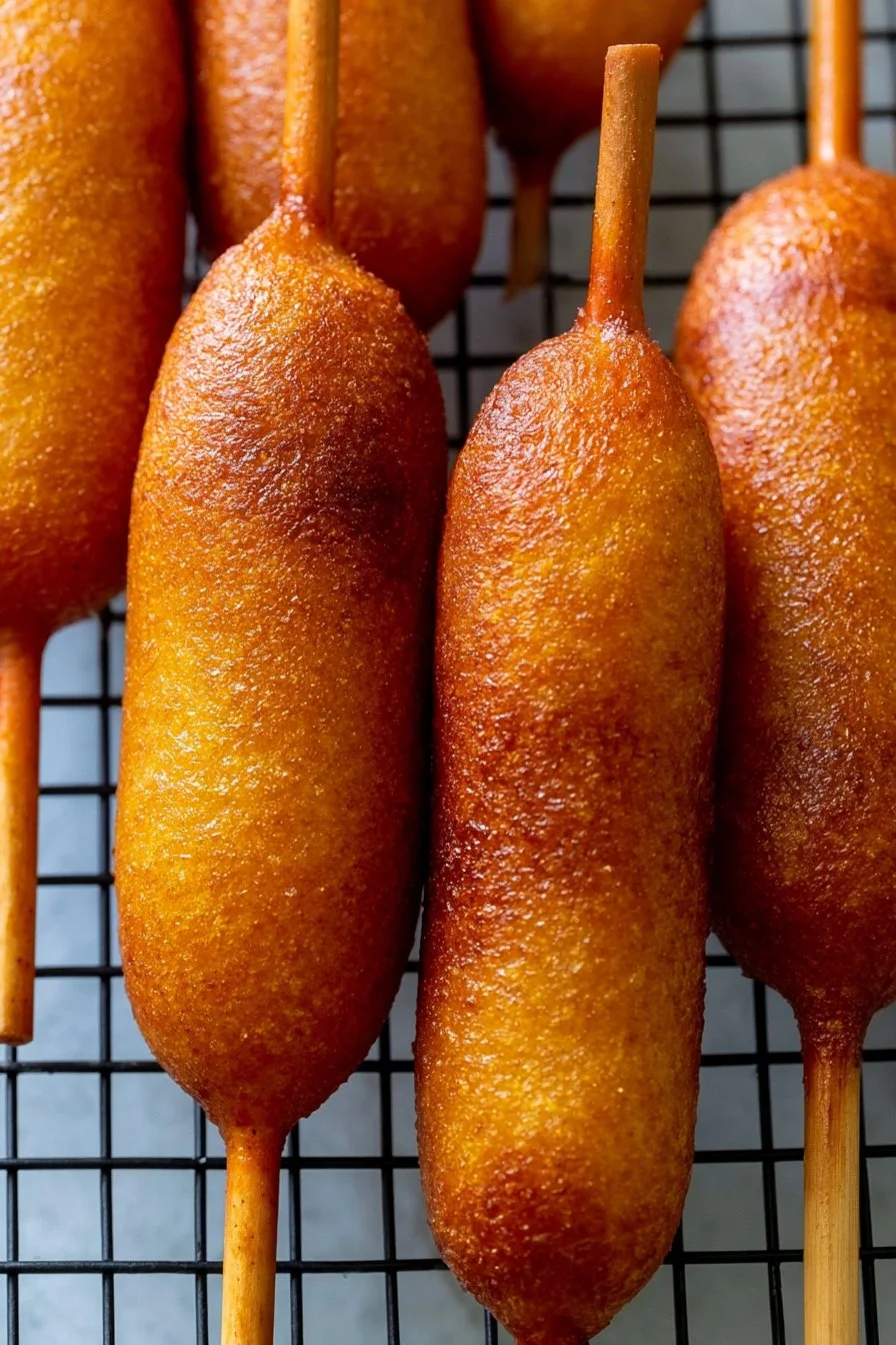 Honey-Battered Corn Dogs