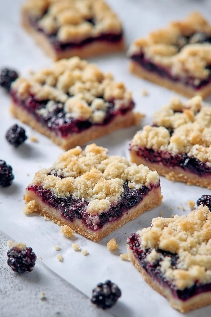 Huckleberry Crumb Bars