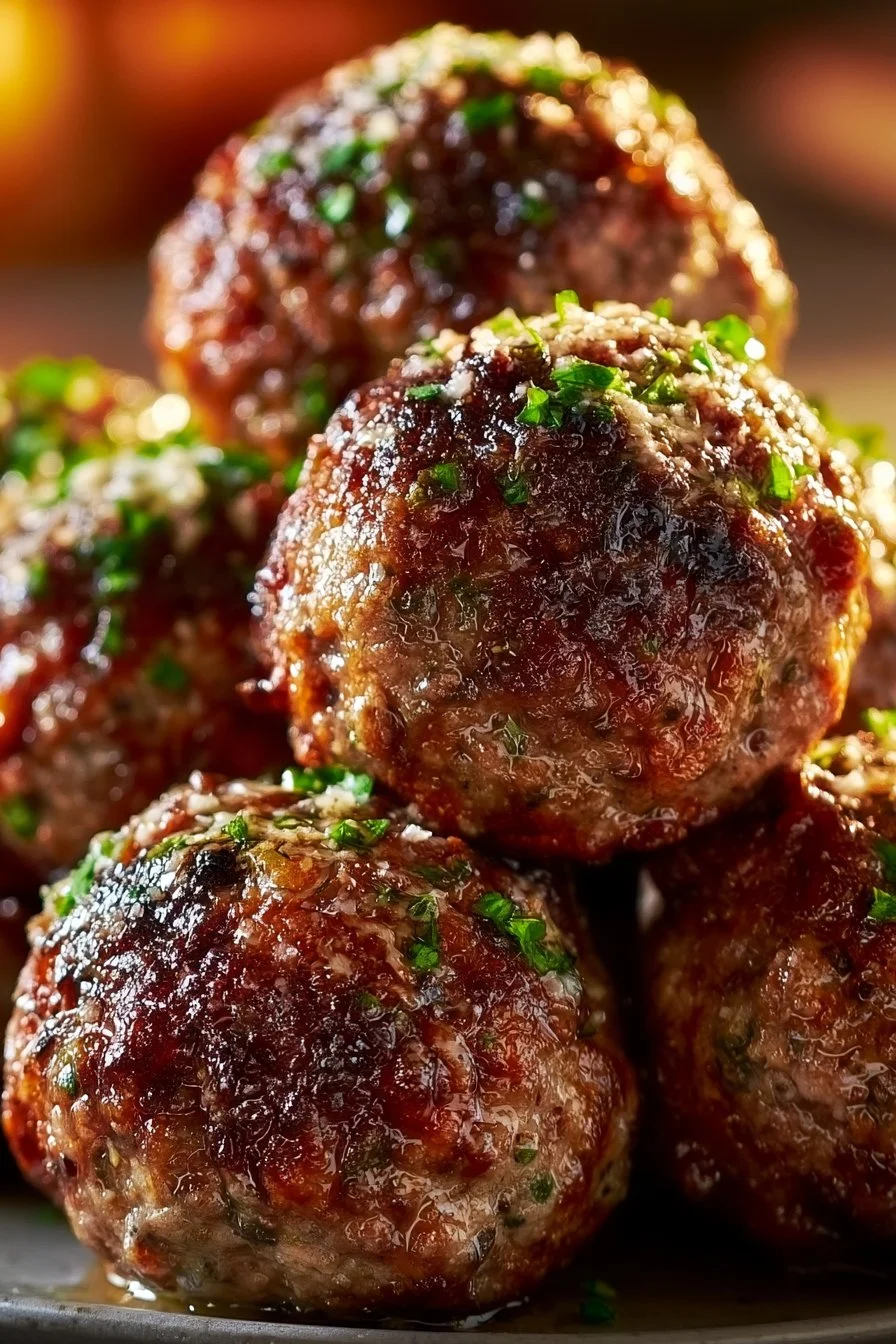 Juicy Homemade Ground Beef Meatballs